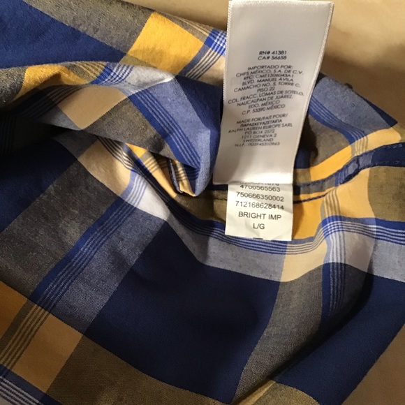 Chaps Plaid Poplin Shirt - Picture 3 of 5